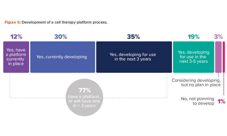 Figure 5: Development of a cell therapy platform process.