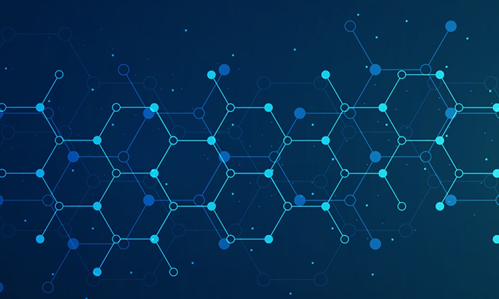 blue-hexagon-background